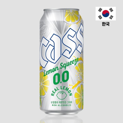 카스 0.0 레몬스퀴즈 (논알콜릭)(캔) (473ML)