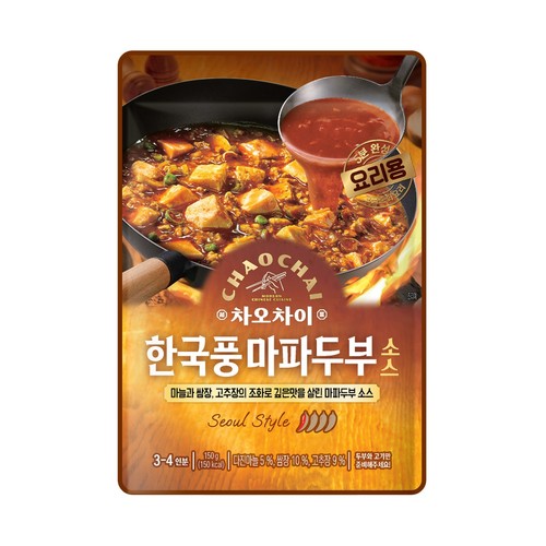 차오차이 한국풍 마파두부소스 (150G)