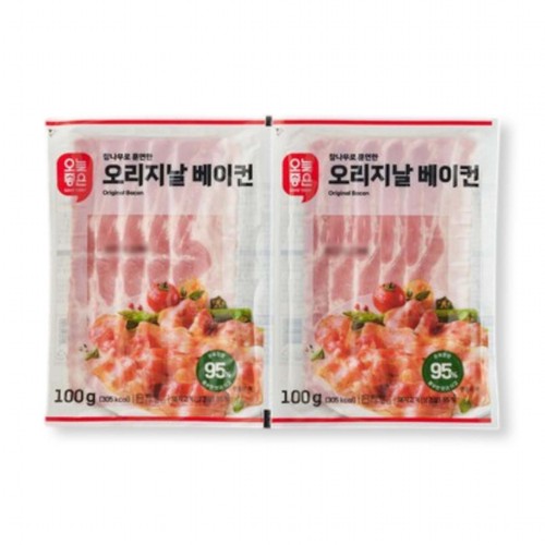 오늘좋은 오리지날 베이컨 (100G*2)