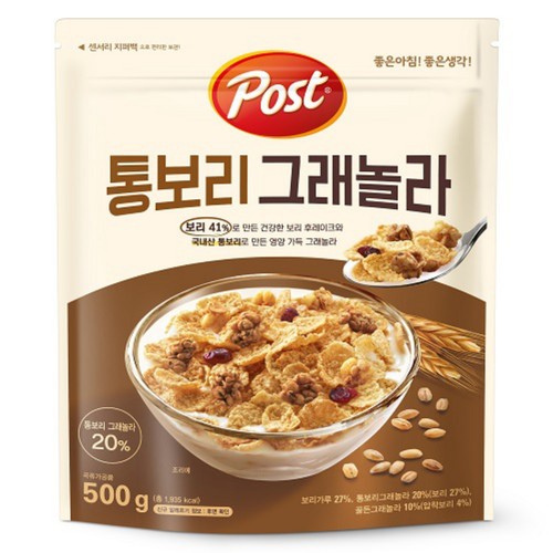 동서 포스트 통보리 그래놀라 (500G)