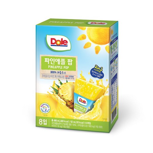  돌 팝 (파인애플) (62ML*8입)
