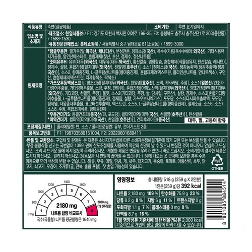 요리하다X정호영 키츠네 우동 (2인) (518G)