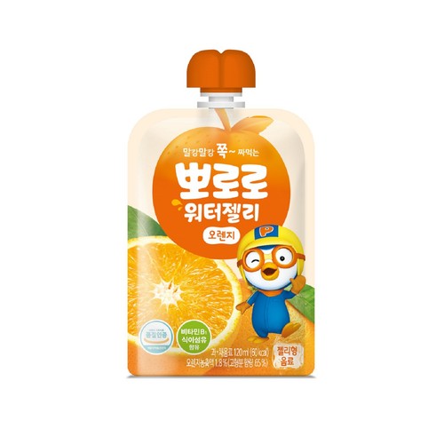 뽀로로 워터젤리 오렌지 (120ML)