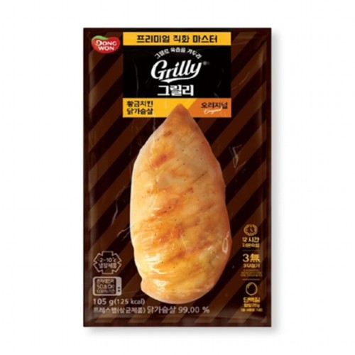 동원 그릴리 황금치킨 닭가슴살 오리지널 (105G)