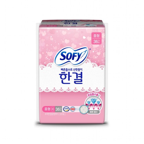 쏘피 한결 생리대 (중형) (36입)