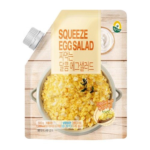 풍요한아침 짜먹는 달콤 에그샐러드 (500G)