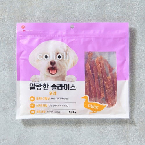  콜리올리 말랑한 슬라이스 (오리) (350G)