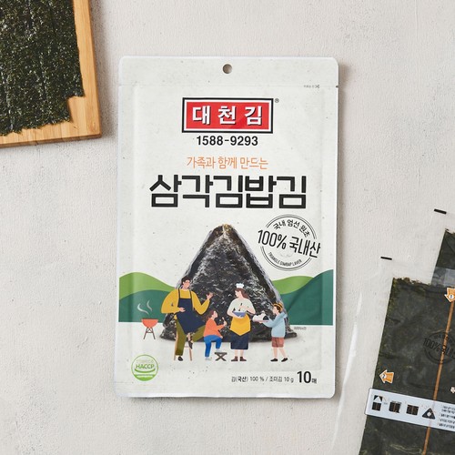 대천 삼각김밥김(10매) (10G)