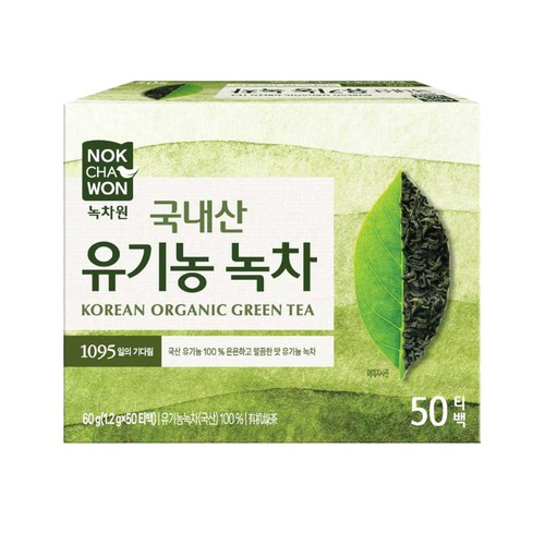 녹차원 유기농 녹차 (1.2G*50입)
