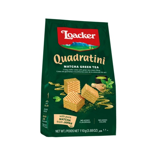 로아커 웨하스 콰드라티니 말차 (110G)