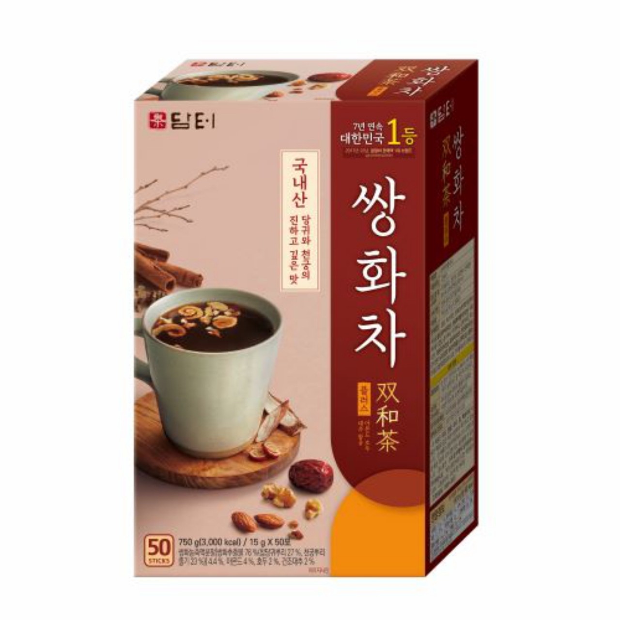 담터 쌍화차 플러스 (15G*50입)ㅣ롯데마트 제타 최상의 신선 식품과 다양한 간편식을 롯데마트 제타에서 만나보세요
