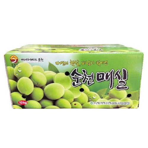 【사전예약, 6/14~6/16 배송】 순천매실 (10KG)