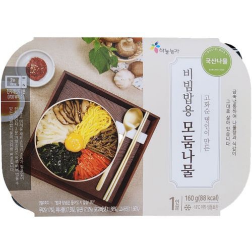 비빔밥용 모둠나물 (160G)