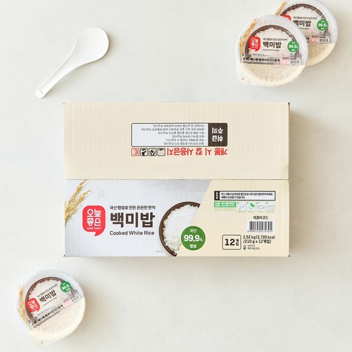  오늘좋은 백미밥 (210G*12입)
