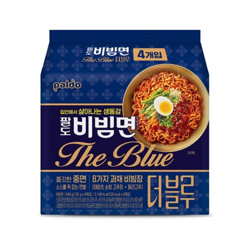 팔도 비빔면 더블루 (135G*4)