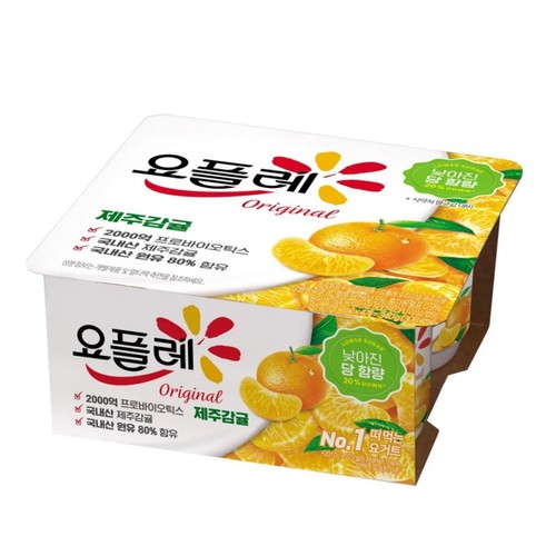 빙그레 요플레 오리지널 제주감귤 (85G*4입)