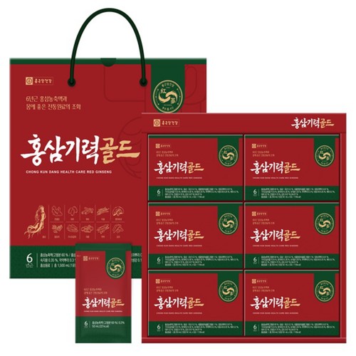 종근당건강 홍삼기력골드 (50ML*30포)