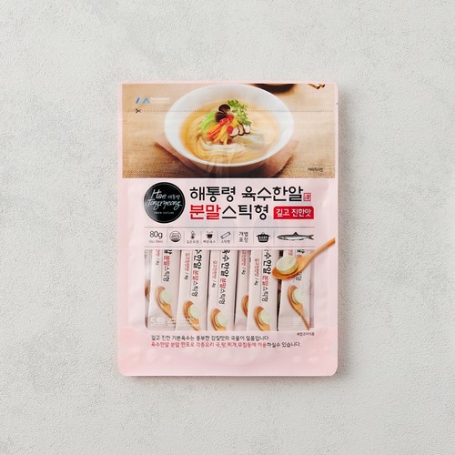 육수한알 분말스틱형 깊고 진한맛 4G*20입 (4G*20입)