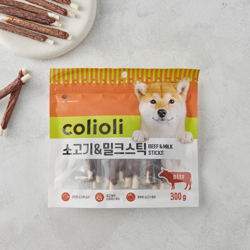 콜리올리 소고기 & 밀크스틱 (300G)