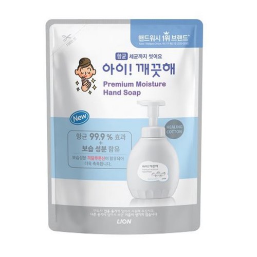 아이깨끗해 프리미엄 코튼 리필 (400ML)