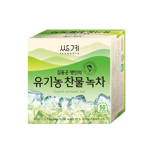 쌍계명차 김동곤명인의유기농찬물녹차 (1.2G*50입)