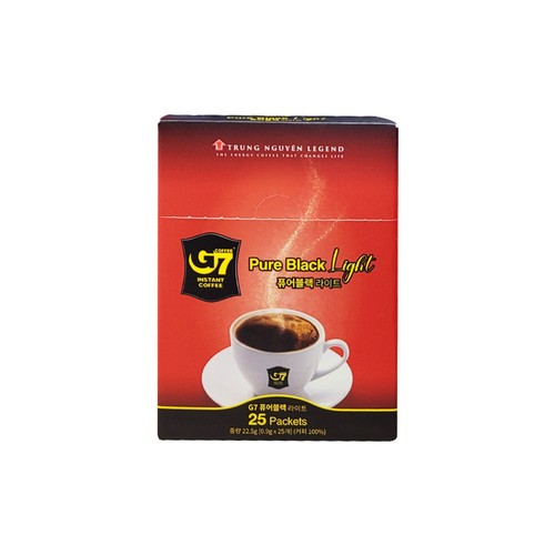 G7 퓨어 블랙라이트 (0.9G*25입)