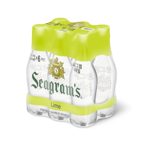 씨그램 라임 무라벨 (350ML*6입)