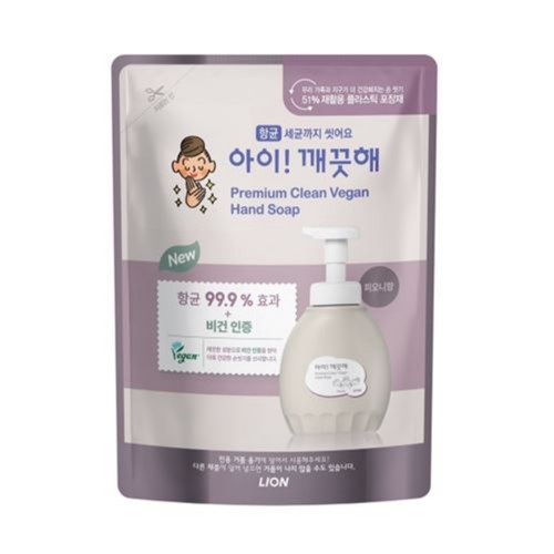 아이깨끗해 프리미엄 비건 피오니향 리필 (400ML)