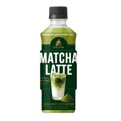 롯데칠성음료 실론티 말차라떼 (340ML)