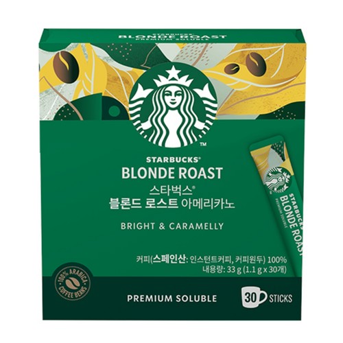 스타벅스 블론드 로스트 아메리카노 (1.1G*30입)