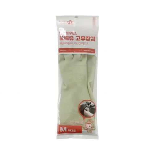 글럽유 고무장갑 (민트, 중)