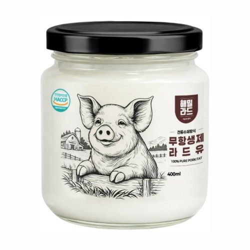 디아이리더스 해밀라드 국내산 무항생제 라드유 (400ML)