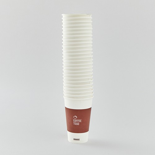 오늘좋은 홈카페종이컵 그란데 (490ML*25입)
