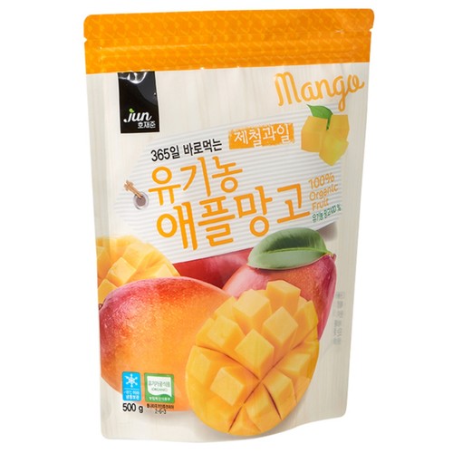 냉동 유기농 애플망고 (500G/봉)