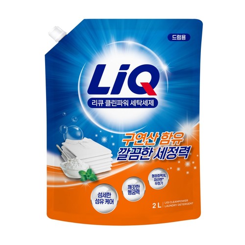 리큐 클린파워 드럼 리필 (2L)