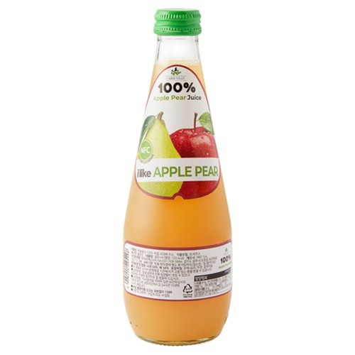 캐슬밸리 100% 착즙 사과 배 주스 (300ML)