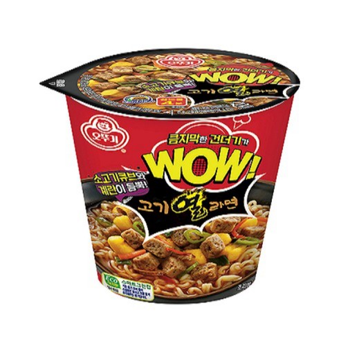 오뚜기 WOW 고기열라면 컵 80G (80G)