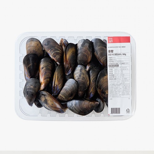 손질홍합 (900G/팩)