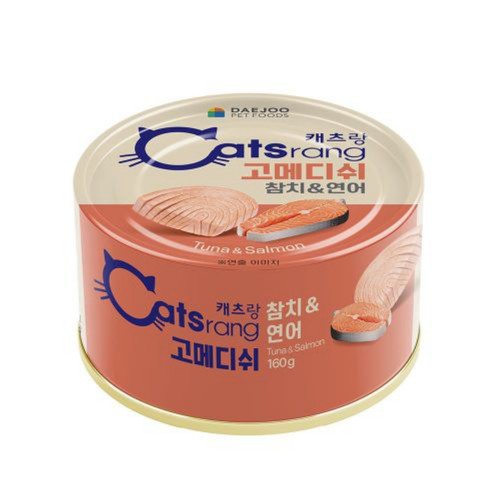 캐츠랑 고메디쉬 (참치&연어) (160G)