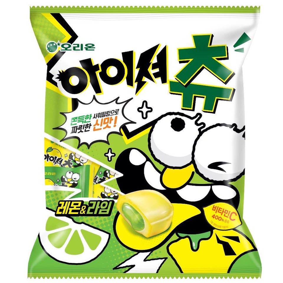 오리온아이셔츠가이셔오리온쫀득한 사워필링으로짜릿한 신맛!容....레몬&라임비타민C400% 충족1일 영양성분 기준치