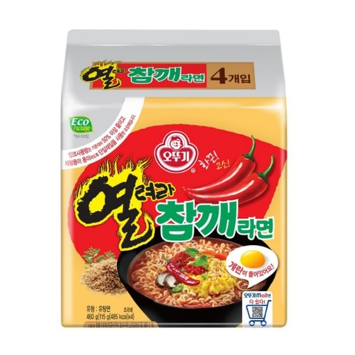 오뚜기 열려라 참깨라면 (115G*4)