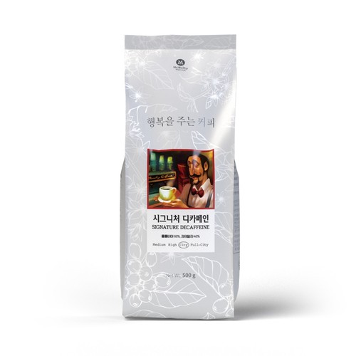 맥널티 행복을주는커피 시그니처 디카페인 (500G)