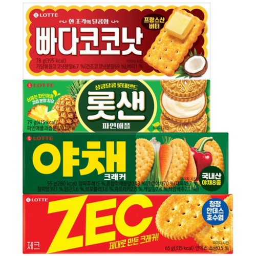 롯데 비스킷기획4번들 (277G)