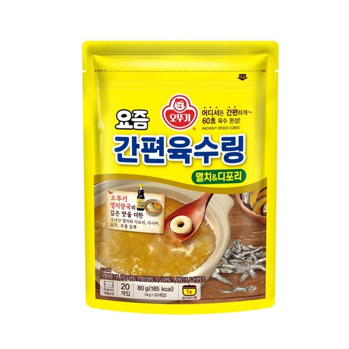 오뚜기 요즘 간편 육수링 멸치디포리 (80G)