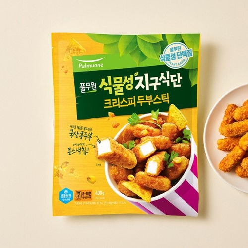 풀무원 지구식단 크리스피 두부스틱 (400G)