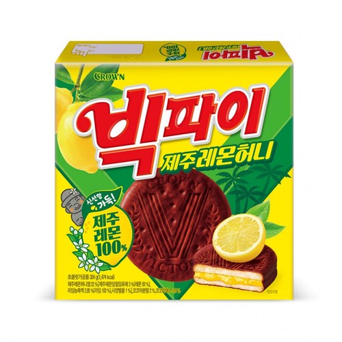 크라운 빅파이 제주레몬허니 (324G)