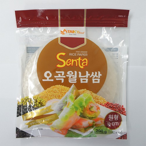  타이키 오곡 월남쌈 원형 16CM (200G)