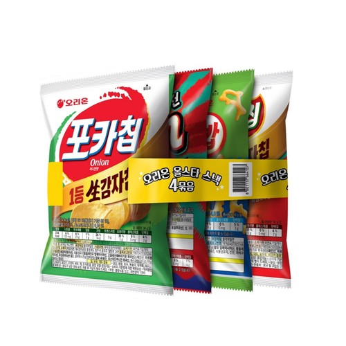 오리온 올스타스낵4번들 (169G)