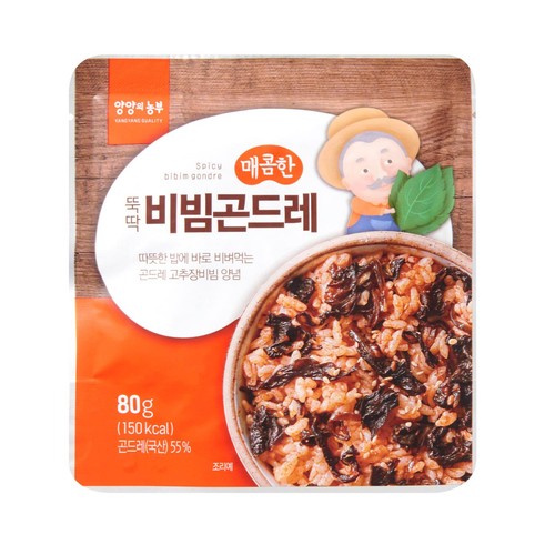 매콤한 뚝딱비빔곤드레 (80G)