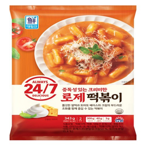 사조대림 로제떡볶이 343G 2인 (343G)